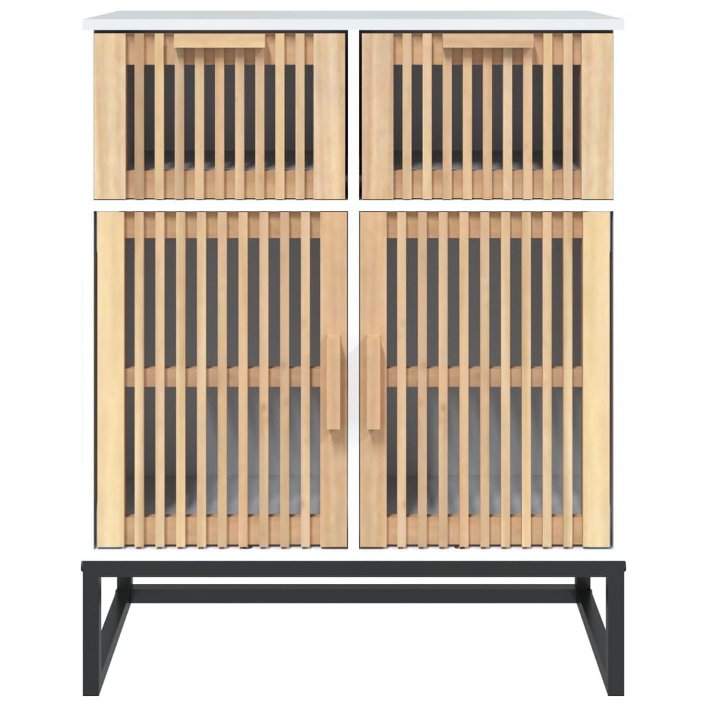vidaXL Sideboard Weiß 60x30x75 cm Holzwerkstoff