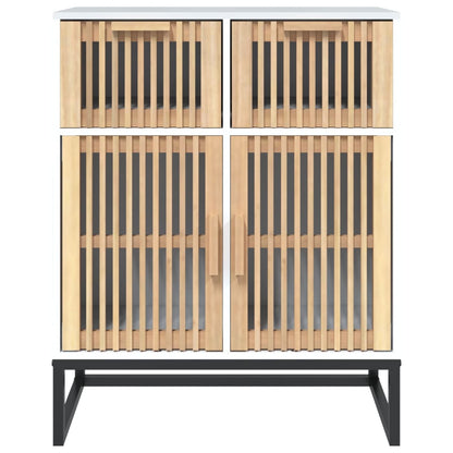 vidaXL Sideboard Weiß 60x30x75 cm Holzwerkstoff