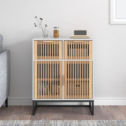 vidaXL Sideboard Weiß 60x30x75 cm Holzwerkstoff