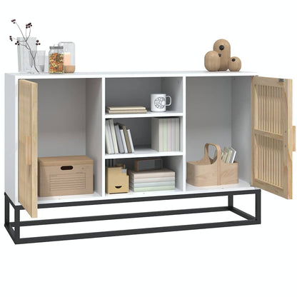 vidaXL Buffet blanc 105x30x65 cm Bois d'ingénierie