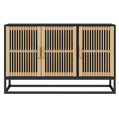 vidaXL Commode noire 105x30x65 cm en bois d'ingénierie