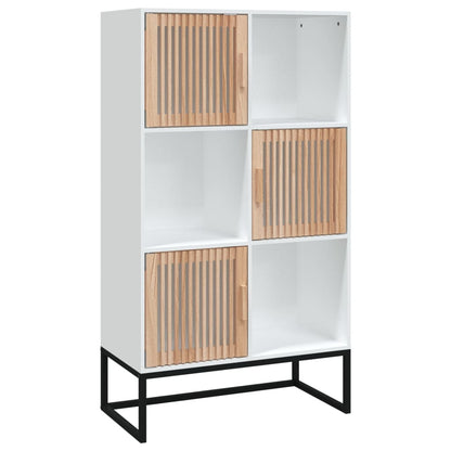 vidaXL Highboard Weiß 70x35x125 cm Holzwerkstoff