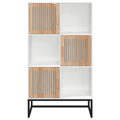 vidaXL Highboard Weiß 70x35x125 cm Holzwerkstoff
