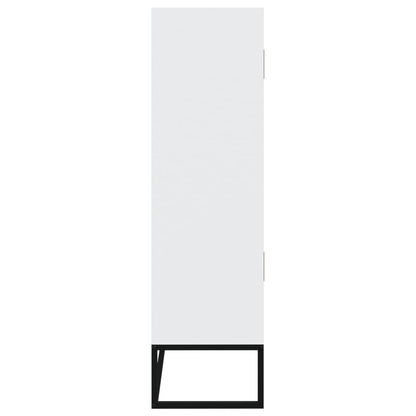 vidaXL Highboard Weiß 70x35x125 cm Holzwerkstoff