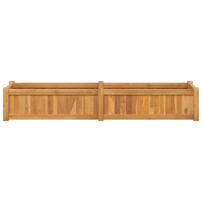 vidaXL Carré potager 150x30x25 cm en teck massif