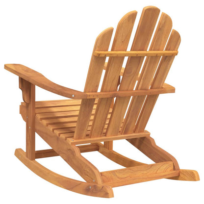vidaXL Chaises à bascule Adirondack 2 pcs 79x100x103 cm Bois de teck massif