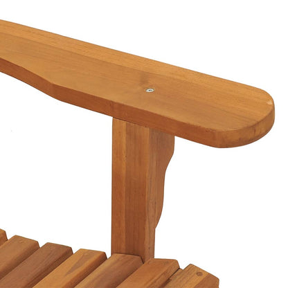 vidaXL Chaises à bascule Adirondack 2 pcs 79x100x103 cm Bois de teck massif
