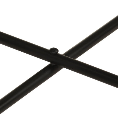 vidaXL Couchtische 2 Stk. Messing und Metall Schwarz