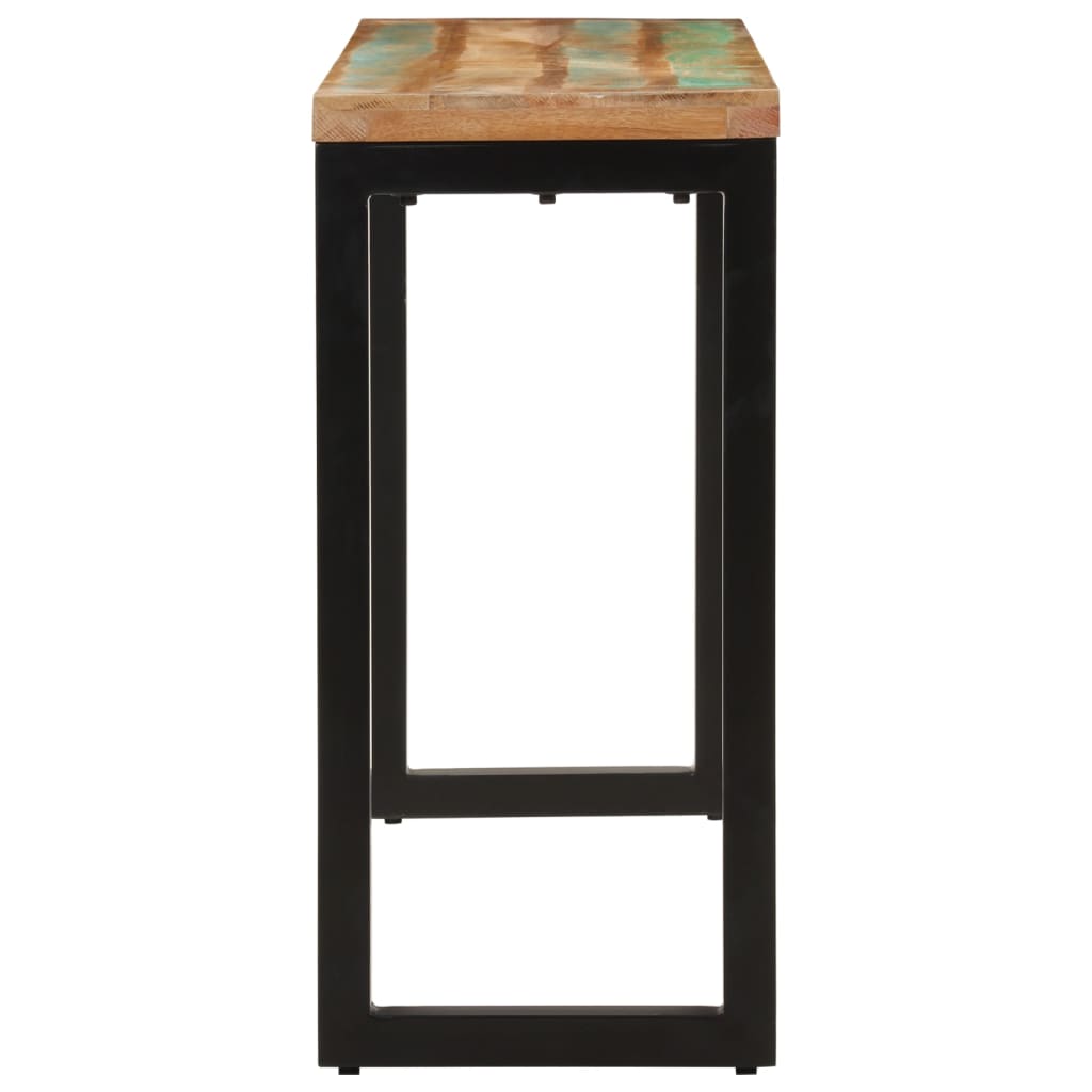 vidaXL Konsolentisch 110x35x75 cm Altholz Massiv