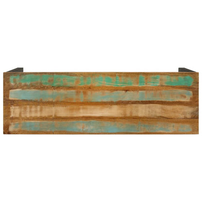 vidaXL Konsolentisch 110x35x75 cm Altholz Massiv