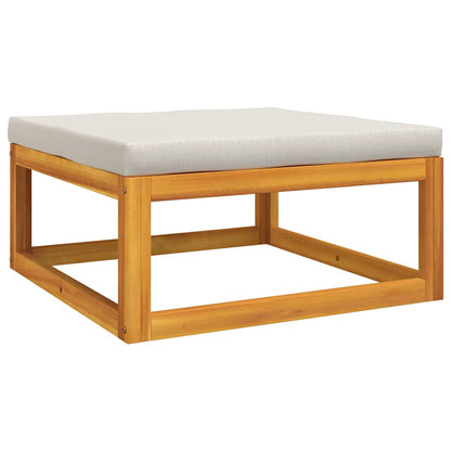 vidaXL 3-tlg. Garten-Lounge-Set mit Kissen Massivholz Akazie