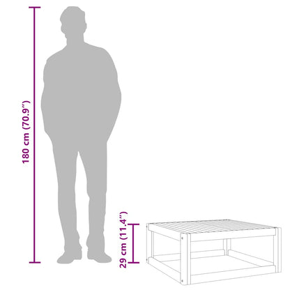 vidaXL Couchtisch 68x68x29 cm Massivholz Akazie