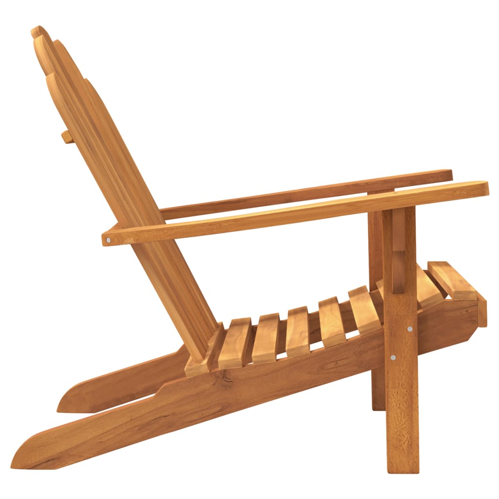 vidaXL Chaise de jardin Adirondack 79x95x92 cm Bois de teck massif