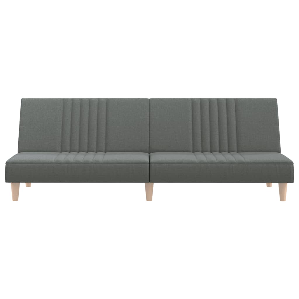 vidaXL Schlafsofa Dunkelgrau Stoff