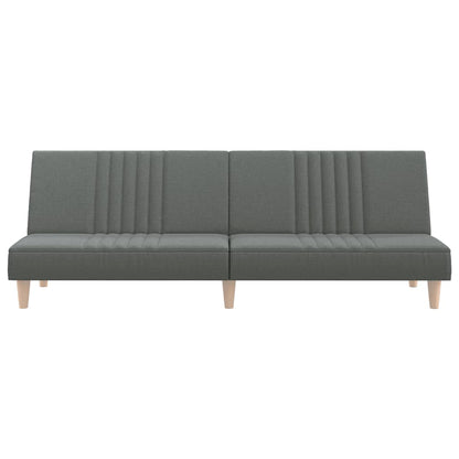 vidaXL Schlafsofa Dunkelgrau Stoff