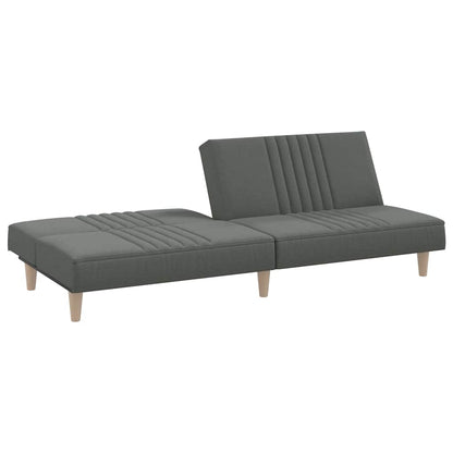 vidaXL Schlafsofa Dunkelgrau Stoff
