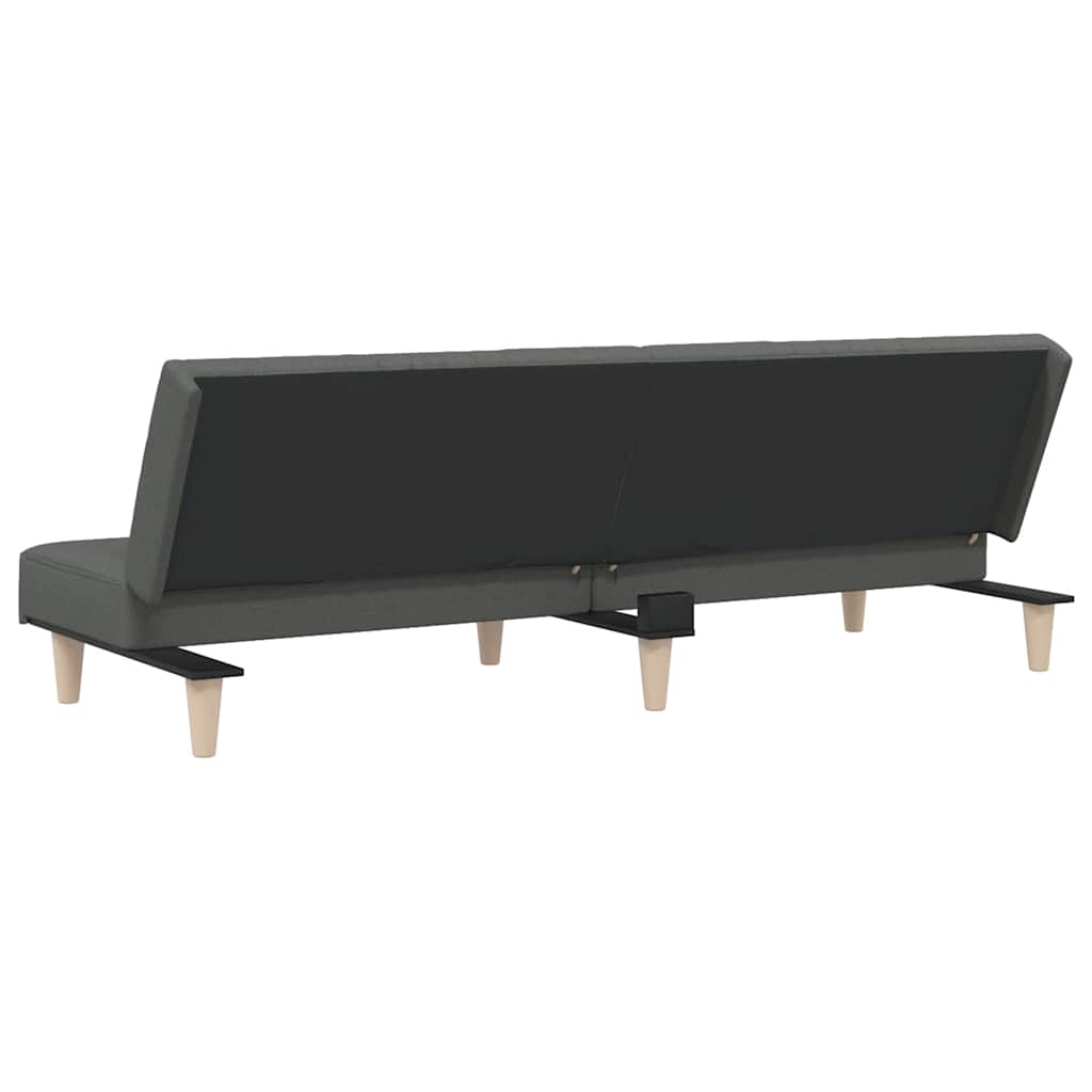 vidaXL Schlafsofa Dunkelgrau Stoff