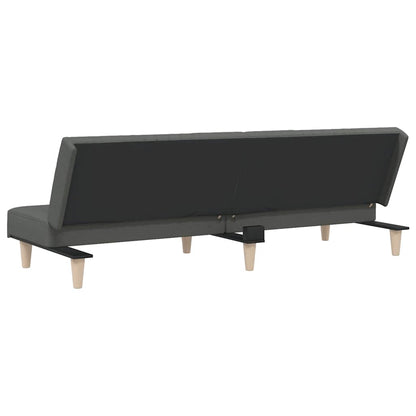 vidaXL Schlafsofa Dunkelgrau Stoff