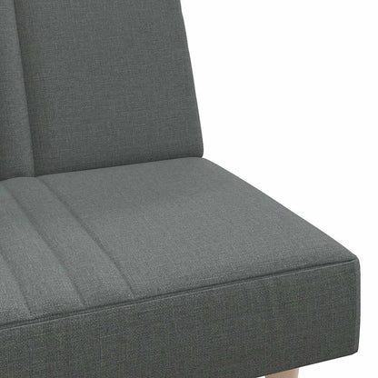 vidaXL Schlafsofa Dunkelgrau Stoff