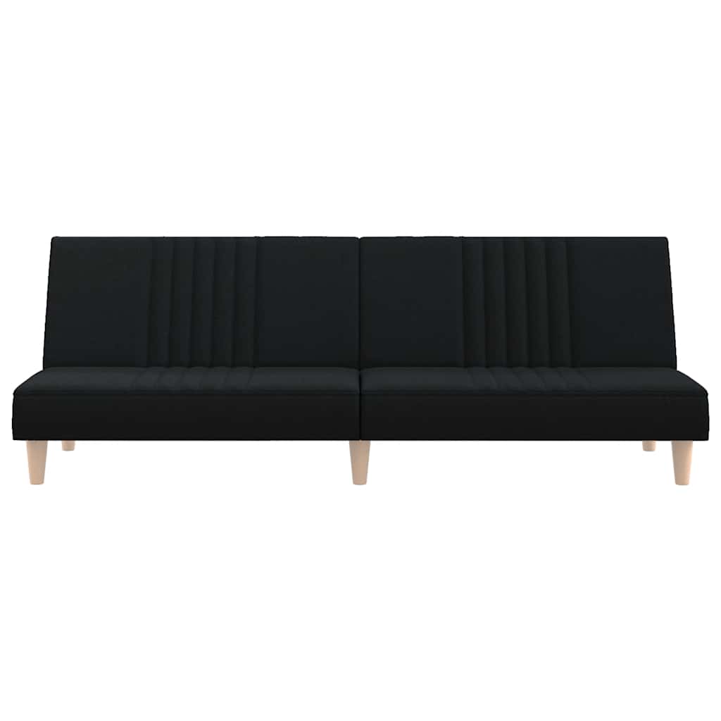vidaXL Schlafsofa Schwarz Stoff