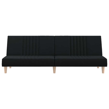 vidaXL Schlafsofa Schwarz Stoff