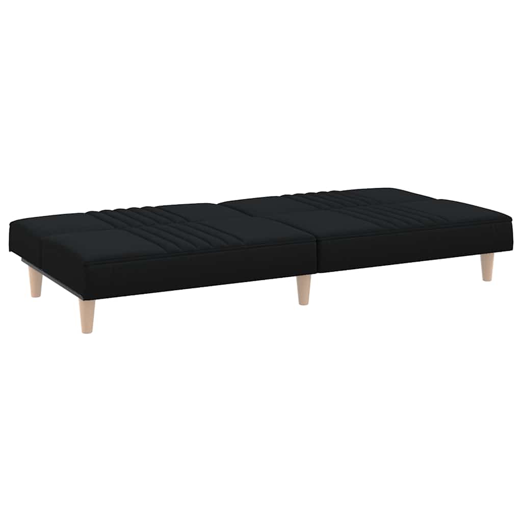 vidaXL Schlafsofa Schwarz Stoff