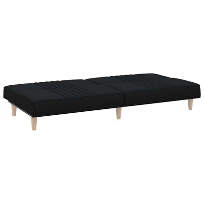 vidaXL Schlafsofa Schwarz Stoff