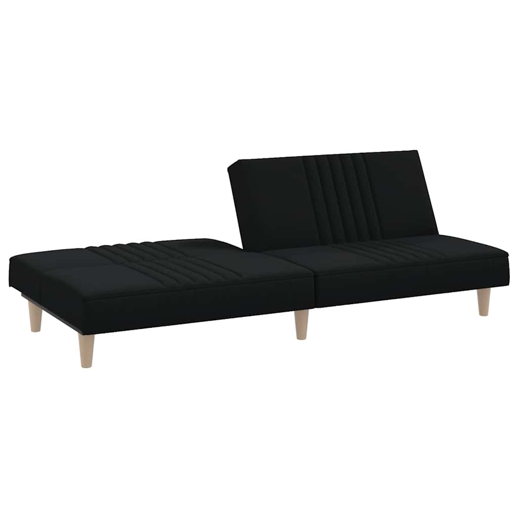 vidaXL Schlafsofa Schwarz Stoff