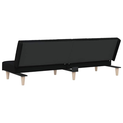 vidaXL Schlafsofa Schwarz Stoff