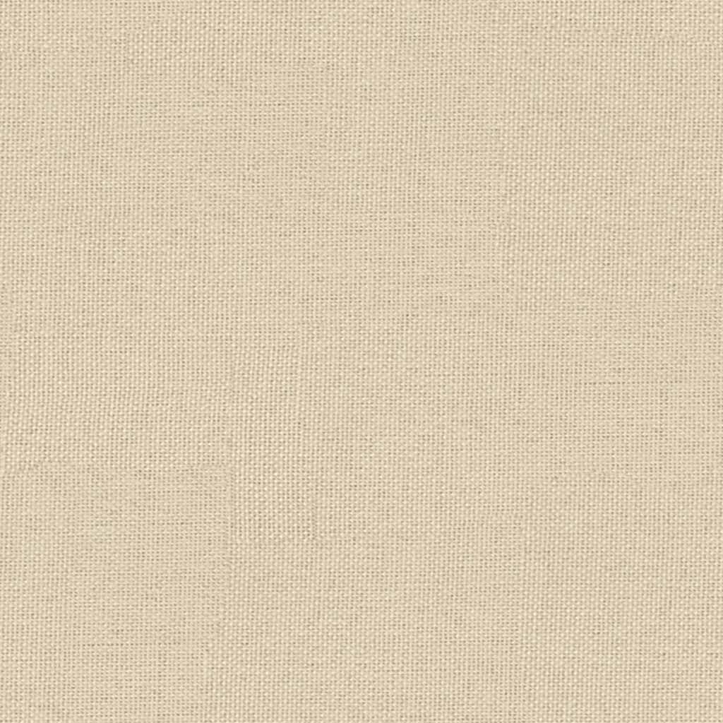 vidaXL Schlafsofa Creme Stoff