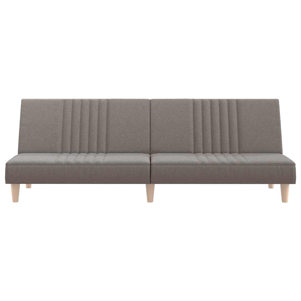 vidaXL Schlafsofa Taupe Stoff
