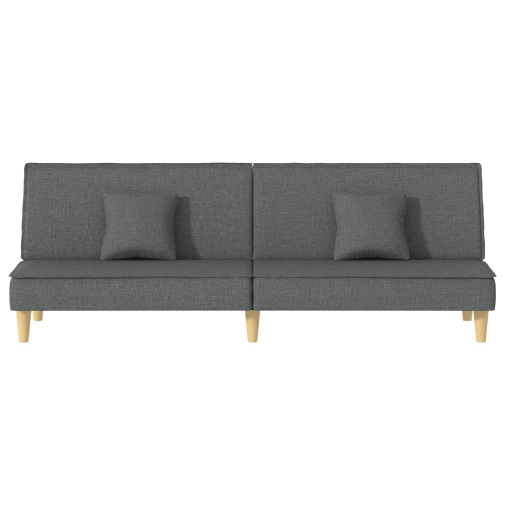 vidaXL Schlafsofa Dunkelgrau Stoff