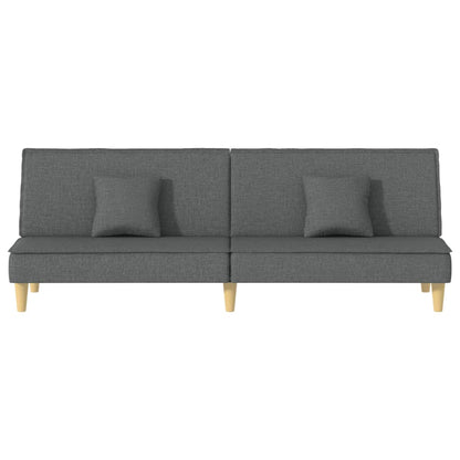 vidaXL Schlafsofa Dunkelgrau Stoff