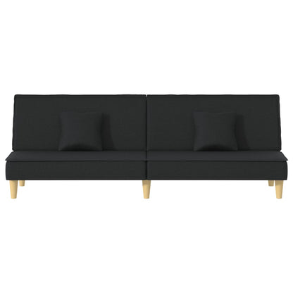 vidaXL Schlafsofa Schwarz Stoff