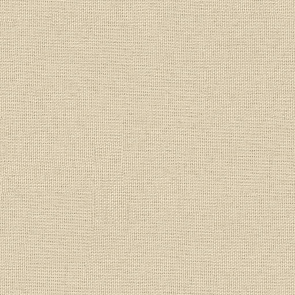 vidaXL Schlafsofa Creme Stoff