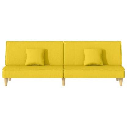 vidaXL Schlafsofa Hellgelb Stoff