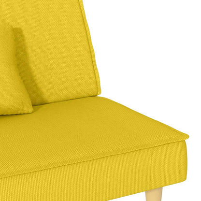 vidaXL Schlafsofa Hellgelb Stoff