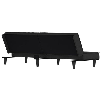 vidaXL Schlafsofa Dunkelgrau Samt