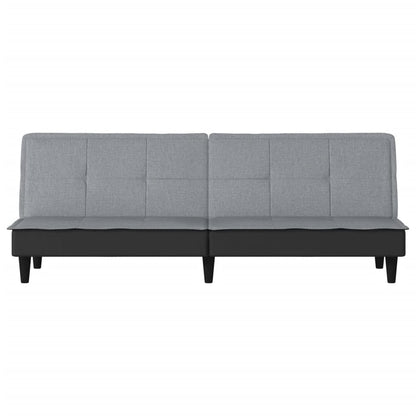 vidaXL Schlafsofa Hellgrau Stoff