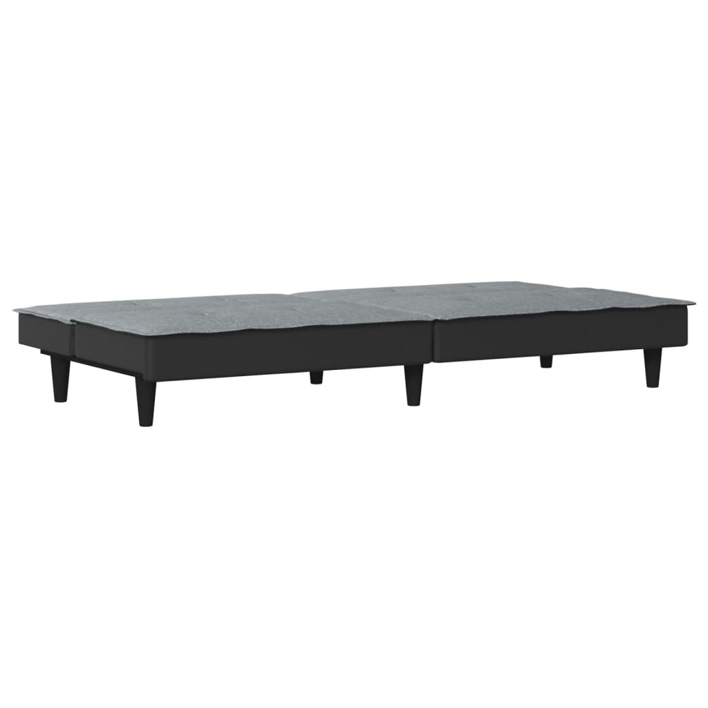vidaXL Schlafsofa Hellgrau Stoff