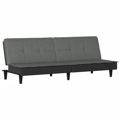 vidaXL Schlafsofa Dunkelgrau Stoff