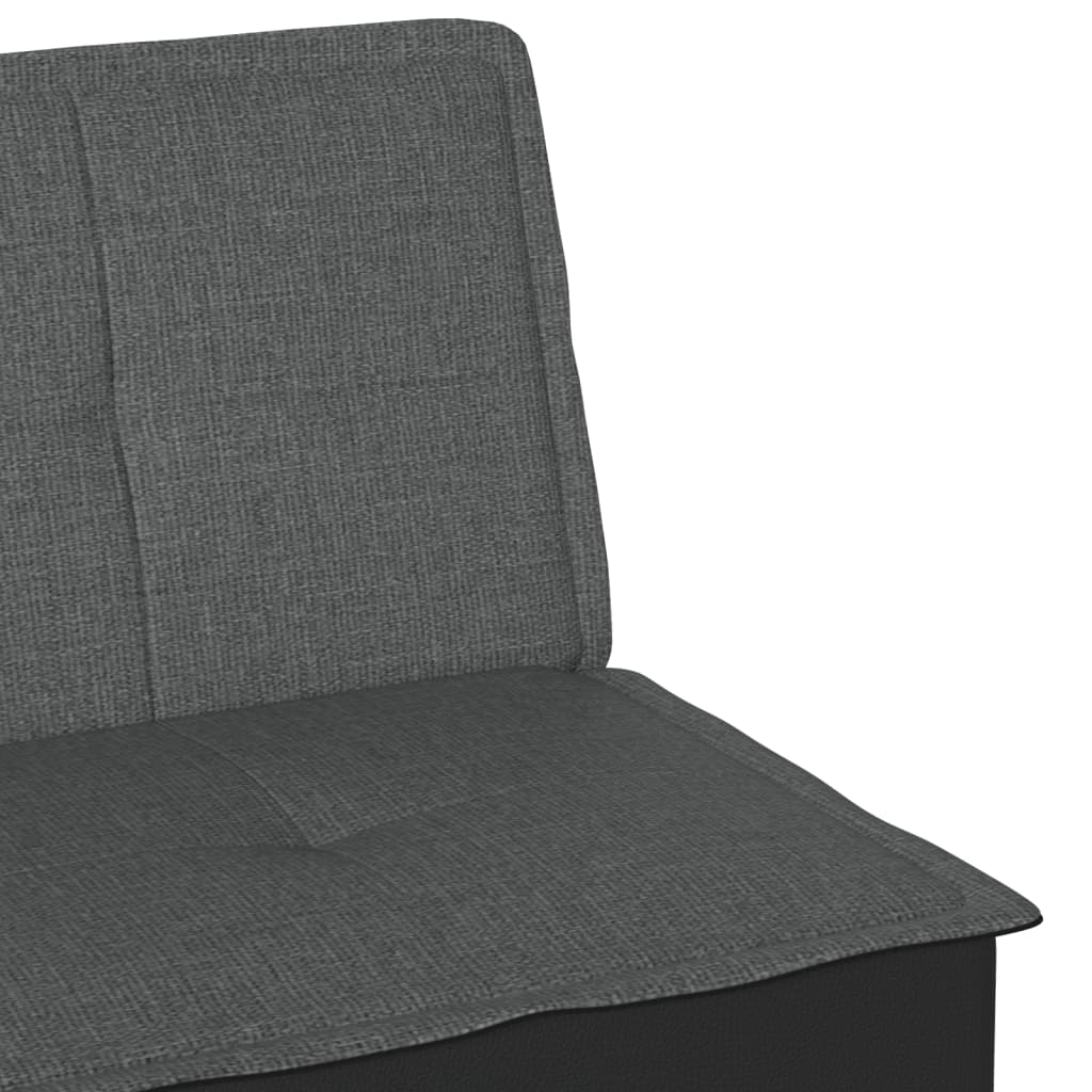 vidaXL Schlafsofa Dunkelgrau Stoff