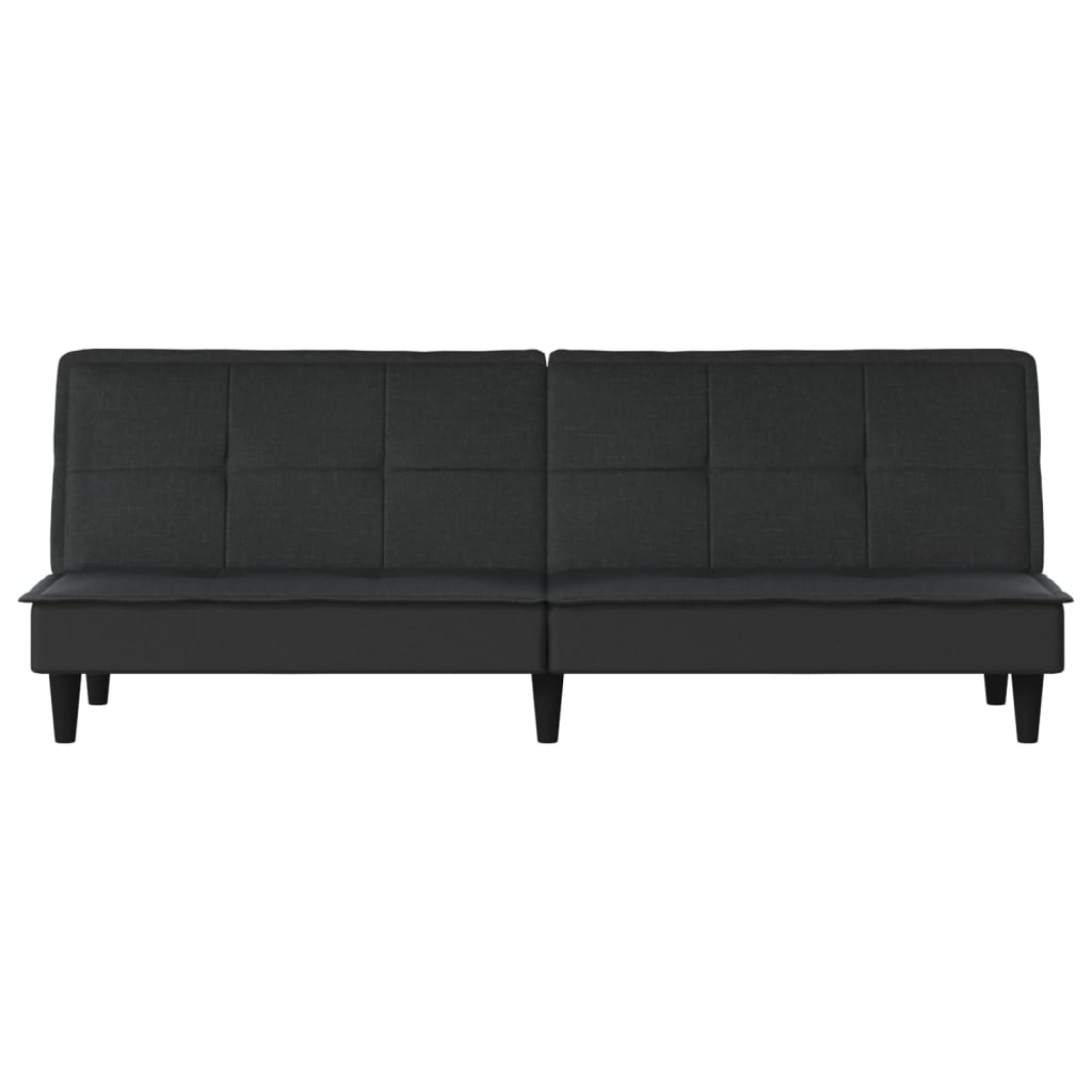 vidaXL Schlafsofa Schwarz Stoff