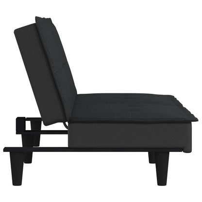 vidaXL Schlafsofa Schwarz Stoff