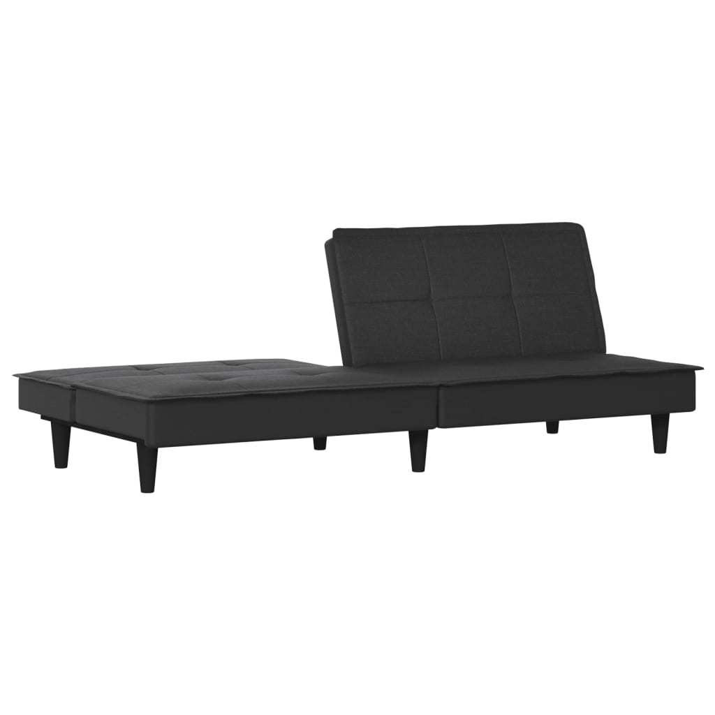 vidaXL Schlafsofa Schwarz Stoff