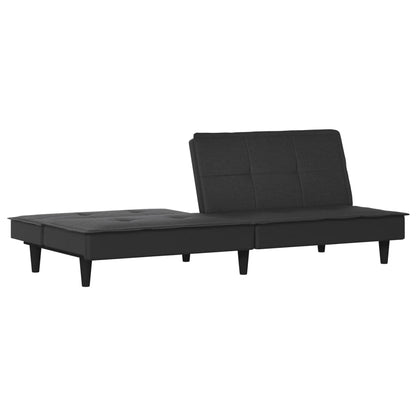vidaXL Schlafsofa Schwarz Stoff