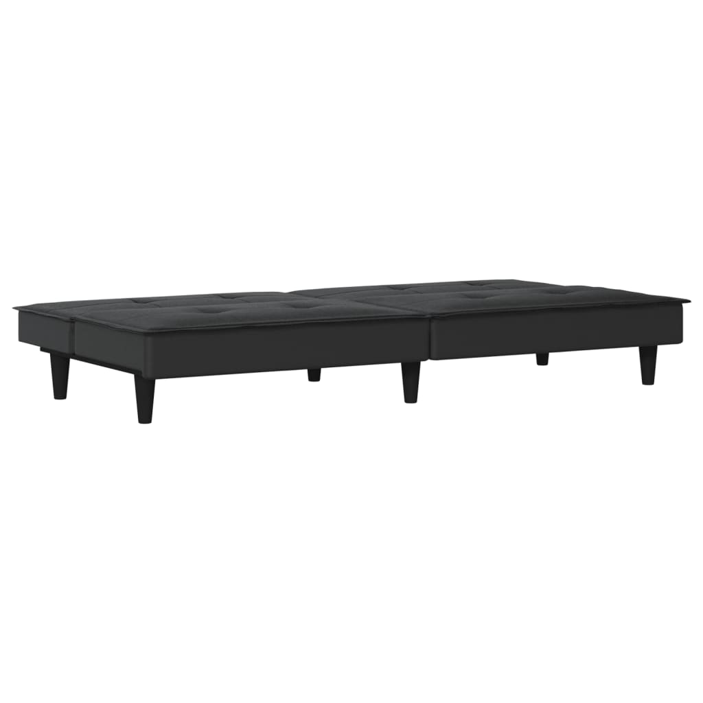 vidaXL Schlafsofa Schwarz Stoff