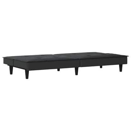 vidaXL Schlafsofa Schwarz Stoff