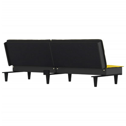 vidaXL Schlafsofa Hellgelb Stoff