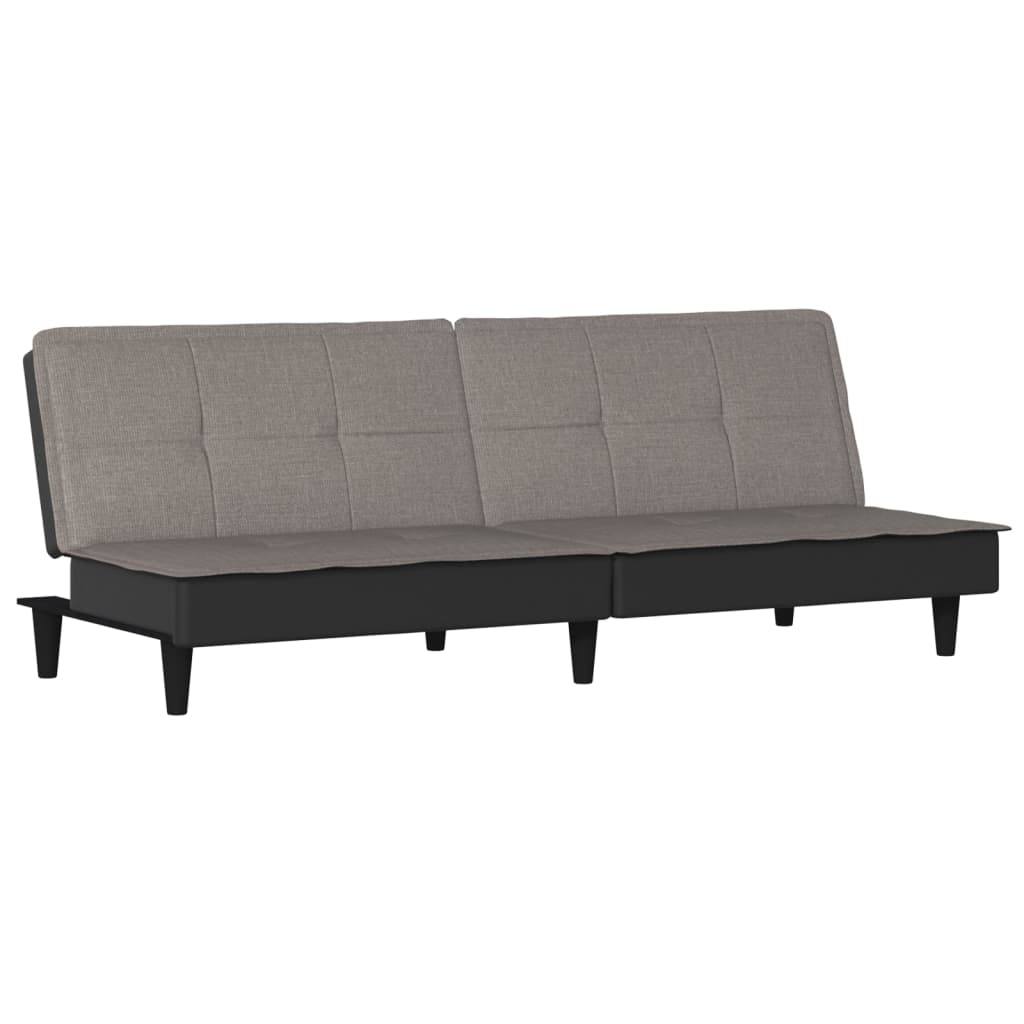 vidaXL Schlafsofa Taupe Stoff
